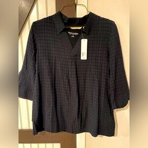 Soft Surroundings Lucie Top & Cami Set Black Sz Large NWT $79.95